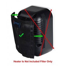 Lasko #100 MyHeat Personal Ceramic Heater filter is a perfect fit to this Lasko heater Filters Airborne Pollens Dust Mold Spores Pet Dander Washable Keeps your heater clean and running longer Made USA - B07658PL73